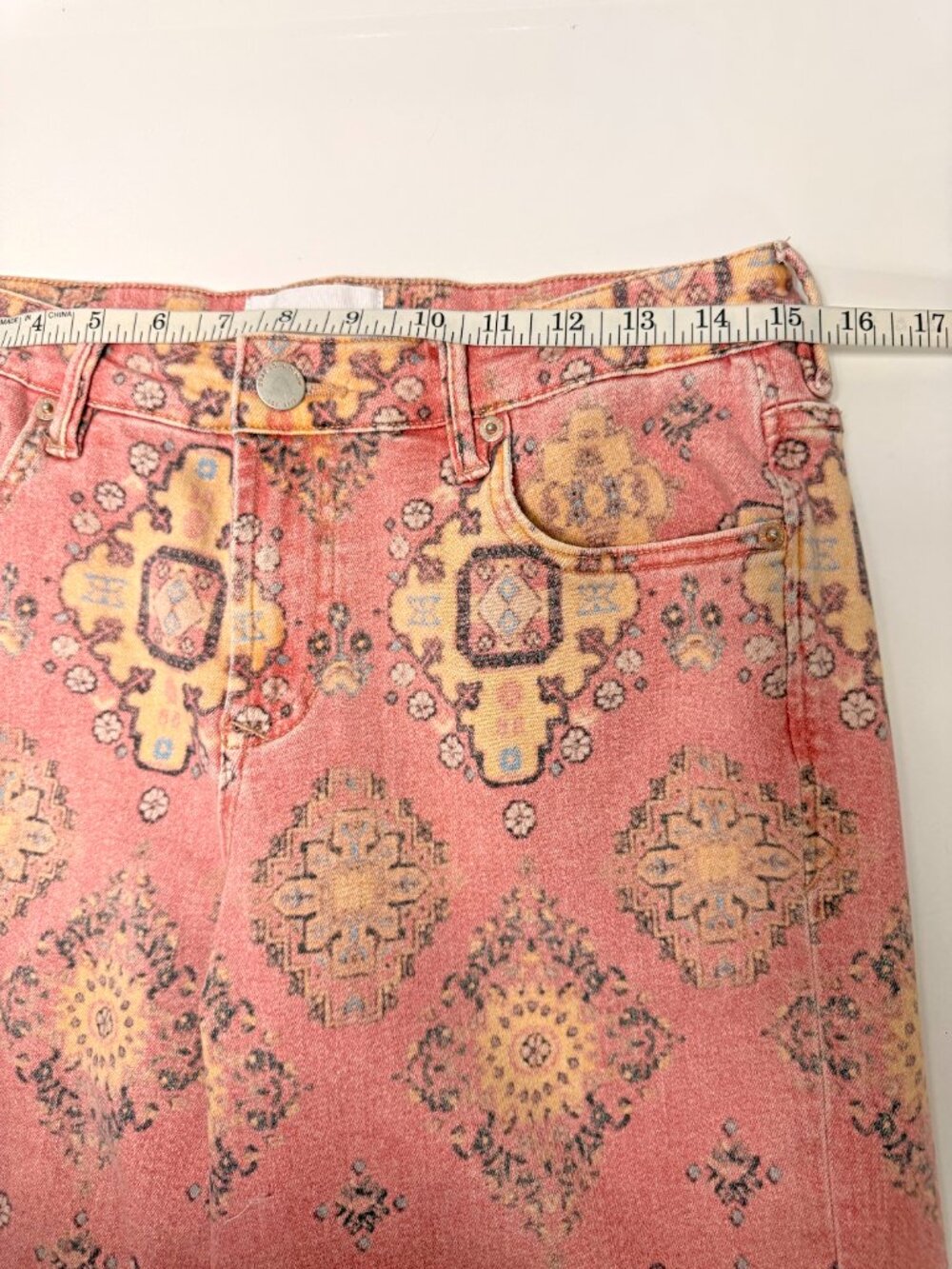 Dear John Mid Rise Micah Jeans | Tibetan Tapestry - Picture 12 of 15